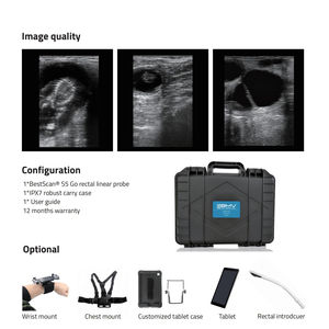 BMV S5 instrumen dokter hewan hitam dan putih USB pemindai Ultrasound Probe tranrektal untuk Bovine dan Equine penggunaan hewan besar - Product Image 3