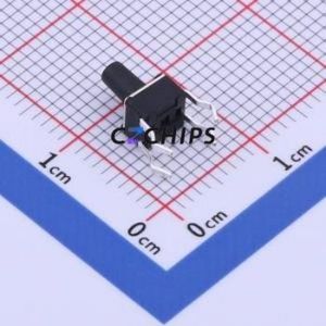GT-TC075A-H070-L1 Tactile Switch Through hole Component (THT) Switch Single Pole Single Throw Round Button 1.6N Through Hole - Product Image 2