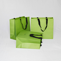 Bolsa de Papel de Arte de Lujo Ecológica Personalizada con Asa de Cuerda de Algodón para Medicamentos, Píldoras y Líquidos, con Logotipo Personalizado y Laminado Mate