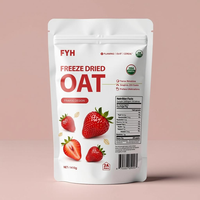 Sachet d'emballage personnalisé pour céréales fruits avoine Noix refermable Sac d'emballage en plastique pour céréales petit déjeuner muesli de qualité alimentaire