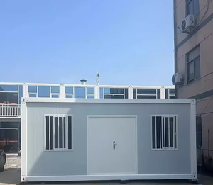 ตู้คอนเทนเนอร์โรงรถรถเดี่ยวประกอบได้อย่างรวดเร็วทนทานต่อสภาพอากาศสำหรับพื้นที่อยู่อาศัย - Product Image 5