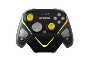 Ajazz GP100Pro Pengontrol Game Nirkabel 2.4GHz yang Dapat Diprogram Khusus untuk PC, Gamepad dengan Motor Getar, Wake Gyro, dan Joystick - Product Image 2