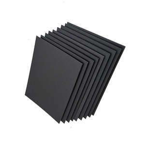 Custom Black <b>Cardboard</b>: Thick Black Paper Board <b>Roll</b> for Eco-friendly Small Packaging Gift. - Product Image 2