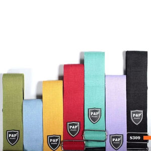 OEM Pure Color Plain <span class=keywords><strong>Guitar</strong></span> Belts Algodón Acústico Eléctrico Guitarra Correa para Música Accesorios - Product Image 2