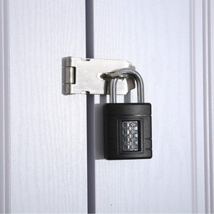 กุญแจรหัสแบบผสม 4 หลัก ผลิตจากโลหะผสมสังกะสี สำหรับตู้เก็บของ โกดัง โรงยิม ป้องกันการโจรกรรม กุญแจอุตสาหกรรม รุ่น HB52 - Product Image 1