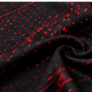 Polo de Manga Corta para Hombre, Estampado Geométrico Rojo y Negro, Secado Rápido, Estilo Deportivo Informal, Corte Regular - Product Image 5