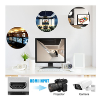 Monitores táctiles de estudio LCD/LED de 10,1 pulgadas, función de espejo, puerto de imagen inversa, BNC, USB, VGA, Mini Monitor de PC de escritorio