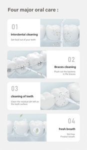 Portable électrique sans fil Jet Pick <span class=keywords><strong>dentaire</strong></span> Flosser eau soins bucco-dentaires irrigateur pour dents accolades USB usage domestique en plastique - Product Image 5