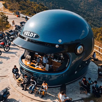 Casques de moto artistiques personnalisés pour cafés et influenceurs |   OEM/ODM