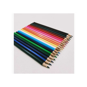 ดินสอไม้ป็อปลาร์หกเหลี่ยมสีสันสดใส 12 แท่ง พร้อมสิบสองสีที่แตกต่างกัน เครื่องเขียนสำหรับโรงเรียนและสำนักงานเด็กเว่ยเป่ย - Product Image 5