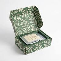 Boîte d'emballage pour café en carton ondulé, boîte d'expédition, boîte d'abonnement au café en carton recyclable