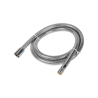 Tuyau de douche à main flexible en argent moderne de haute qualité tuyau de robinet de cuisine en acier inoxydable