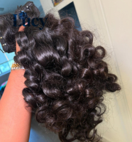 Venta al por Mayor de Paquetes de Cabello Indio Virgen, Extensiones de Cabello Humano Rizado Birmano con Cutícula Alineada