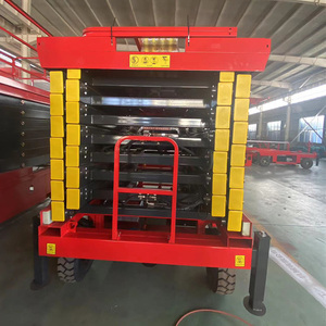 Piattaforma di Sollevamento a Forbice Idraulica Mobile Manuale 4-18m per Esterni/Interni a Prezzo di Fabbrica - Product Image 3