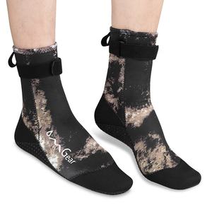 Lot de 6 <span class=keywords><strong>chaussettes</strong></span> de plongée en néoprène ultra premium, pour sports d'eau, plongée sous-marine, pêche à la plage, longues - Product Image 4