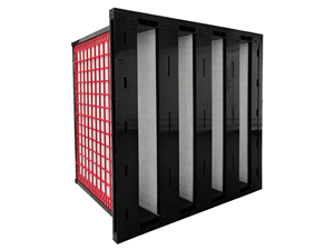 กรองอากาศแบบ V-bank ยี่ห้อ Ahu สำหรับโรงงานไฟฟ้า รุ่น W ขนาดกลาง แบบกล่อง ขายส่ง - Product Image 1
