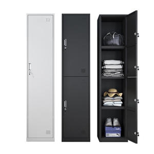 Armoires de rangement en acier personnalisables avec 1 à 5 portes, adaptées aux dortoirs, ateliers et utilisation en extérieur - Product Image 3