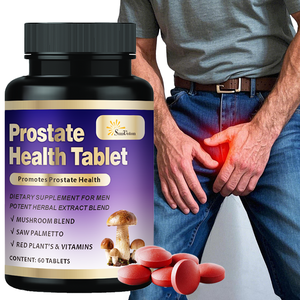 Remédio <span class=keywords><strong>Herbal</strong></span> Poderoso Para Saúde da Próstata Atacado Global 60 Comprimidos OEM Suplemento Masculino Saudável Para Adultos Não Para Adolescentes - Product Image 1