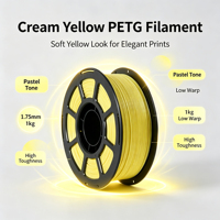 Waterdichte monochrome MEIJIMEI geëxtrudeerde PETG 3D-printerfilament, duurzaam, 1,75 mm diameter, 250°C vormbaar