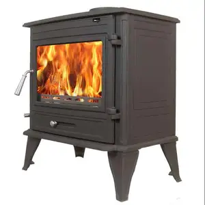 Modern design Best-selling Cast Iron wood stove fireplace supplier in China by modern design