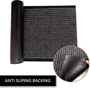 Tappetino d'Ingresso in PVC a Doppia Striscia |   Tappetino Antisporco in Poliestere, Zerbino Resistente per Uso Alberghiero e Commerciale - Product Image 5