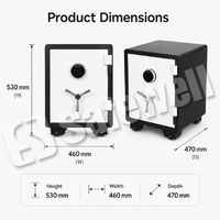 Caja Fuerte Digital Inteligente Safewell para Oficina, Protección Contra Incendios y Robos, Caja de Seguridad para Documentos Importantes de Negocios