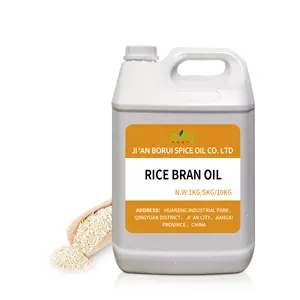 Huile de son de riz pour soins de la peau de bébé en gros 100% huile de son de riz biologique naturelle pure au meilleur prix