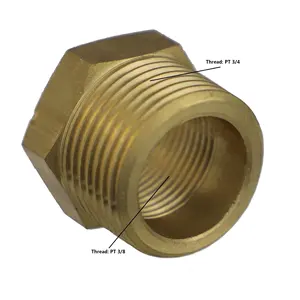 Accept OEM ODM Hex Nipple PT Thread Union Straight Connection pipeline Brass Fitting Use For Air Water