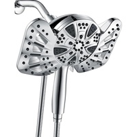 Kit de douche à main magnétique 10 modes avec support, finition chromée, haute pression, débit réglable, filtre pulvérisateur, style américain pour maison et appartement