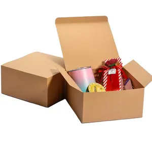 Популярные товары, готовые к отправке бумажные подарочные коробки, Индивидуальные складные подарочные упаковочные коробки