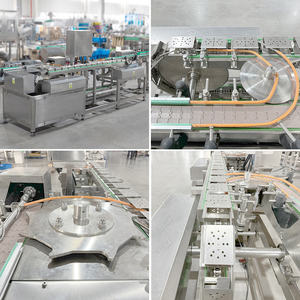 Línea de producción de latas cuadradas de sardina completamente automática LWT, bomba de engranajes de acero inoxidable de grado alimenticio, drenaje agotador, adición de salsa - Product Image 2