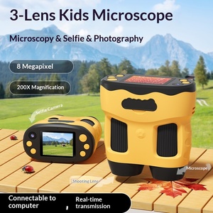 DBS Nouveau Microscope Portable 4-en-1 pour Enfants, Caméra Haute Définition Portable pour l'Extérieur, Capable de Prendre des Photos, des Vidéos et des Selfies - Product Image 5