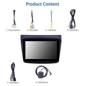 Reproductor de coche Android Auto Carplay con navegación, video y radio para Mitsubishi Triton <span class=keywords><strong>2008</strong></span>+ Montero Sport 2010+ PAJERO Sport <span class=keywords><strong>L200</strong></span> - Product Image 4