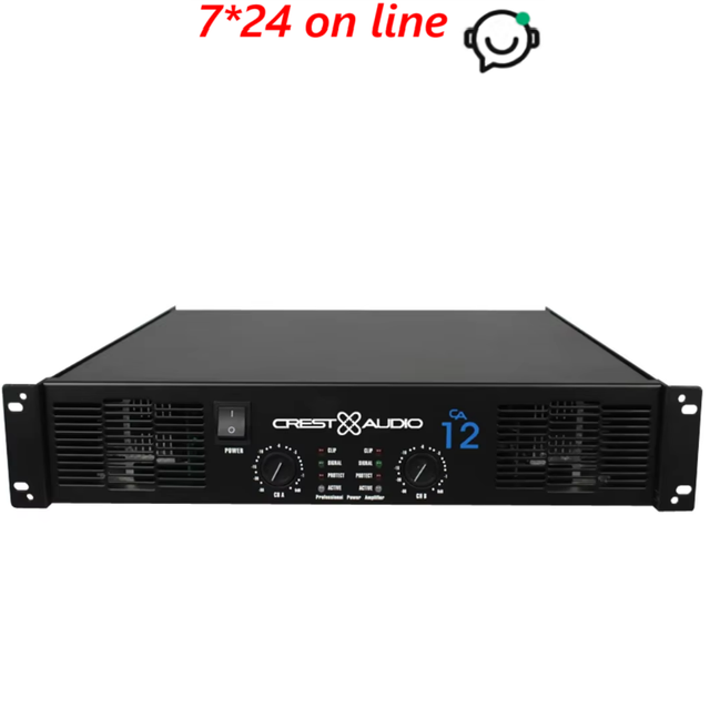CA12(2U) Professional Power Amplifier Pure Power Amp 2channels  KTV/8ohm 950W*2/4ohm 1900W*2/Single Product Can Be Purchased