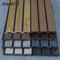 Panneaux muraux décoratifs en plastique rainuré imperméables pour l'intérieur et l'extérieur, fabrication OEM Rongke