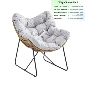 Silla <span class=keywords><strong>de</strong></span> Ratán OKAY, Estilo Moderno y Minimalista, para Hogar u Oficina, con Tela Cómoda, para Sala <span class=keywords><strong>de</strong></span> Estar - Product Image 1