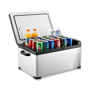 Nuevo Modelo CR65 TAW35 Refrigerador para Auto de 12v, <span class=keywords><strong>Nevera</strong></span> Portátil de Doble Zona para Auto y Camioneta, <span class=keywords><strong>Nevera</strong></span> Solar con Asa y Ruedas - Product Image 2