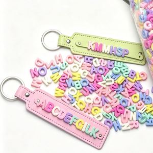 Perles Alphanumériques Anglaises pour Bijoux DIY, Accessoires de Porte-clés, Pendentifs Lettres 8mm, Cadeau Créatif, Perles Colorées Assorties - Product Image 5