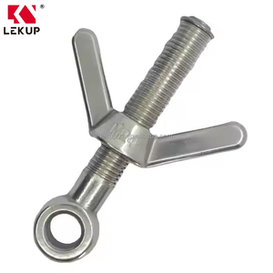 Perno de Ojo de Acero Inoxidable con Tuerca de <span class=keywords><strong>Mariposa</strong></span>, Fijación No Estándar Personalizable, Tuerca de Acero Inoxidable, <span class=keywords><strong>Precio</strong></span> de Fábrica, Tuerca <span class=keywords><strong>Mariposa</strong></span> - Product Image 3