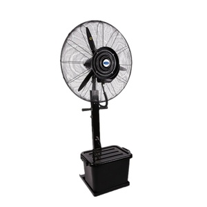 Outdoor Indusshirt <strong>Cool</strong> <strong>Water</strong> Mist Spray <strong>Fan</strong> with Remote Control Ontrol 26 Inch Indoor Black Metal <strong>Fan</strong> 3 in 1 Floor 3 PP Blades - Product Image 1