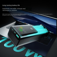 Batterie externe haute capacité 100W 20000mAh, chargeur USB-C pour ordinateur portable, logo personnalisé disponible, vente en gros directe usine