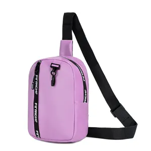 Bolso bandolera de PU nuevo 2024 al por mayor Bolso bandolera de hombro a la moda para mujer de diseño clásico bolso de pecho de cuero informal para mujer