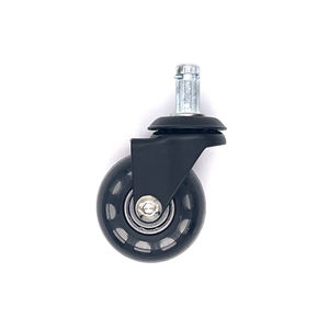 48MM 2 Zoll drehbare Rolle Gel Wheel Transparente Stuhl rolle mit Stift - Product Image 1