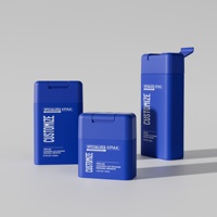 Botella de Champú Rectangular Ecológica de HDPE con Tapa Abatible, Botella Flexible para Jabón Líquido de 150/250/370 ml