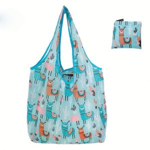 Sacs pliables personnalisés en polyester recyclé RPET pour courses et courses à domicile - Product Image 4
