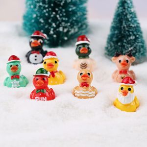 Nuevo Producto Navideño - Pato Navideño Creativo de Color Sólido, <span class=keywords><strong>Accesorios</strong></span> de Decoración de Paisajes en Miniatura, Figura en Miniatura - Product Image 1