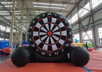 2026 Meilleures ventes : Cible de fléchettes de football gonflable personnalisée, jeu de lancer de football gonflable, pour la location, les entreprises, les écoles et l'entraînement