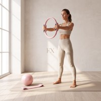 Kit de Pilates Écologique FX : Tapis de Yoga, Ensemble d'haltères, Accessoires, Bracelets de cheville et de poignet personnalisés, Barre de musculation, Anneau de résistance
