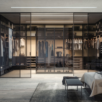 Armoires de luxe personnalisées pour chambre à coucher, meubles, systèmes de vêtements, armoires en bois, conception d'armoires