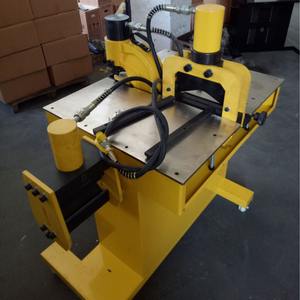 Three-in-One Hydraulic Busbar <b>Machine</b> Punching Cutting Plate; Four-in-One Crimping Flat Vertical for Metal Processing - Product Image 2